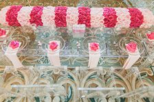 Victoria Secret PINK party houston event planner glass table