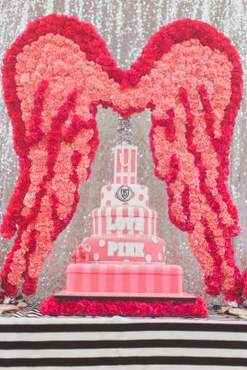 Victoria Secret PINK party houston event planner cake wings