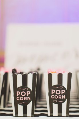 popcorn bar Victoria Secret PINK party houston event planner
