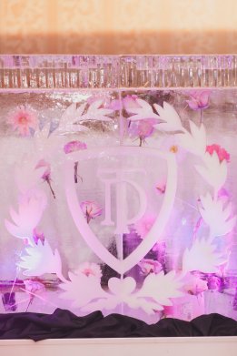 Victoria Secret PINK party houston event planner ice bar with flowers